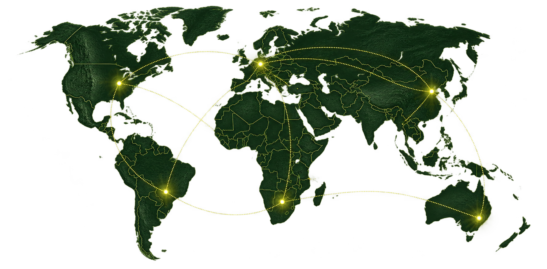 Global e-bike network connecting six world regions
